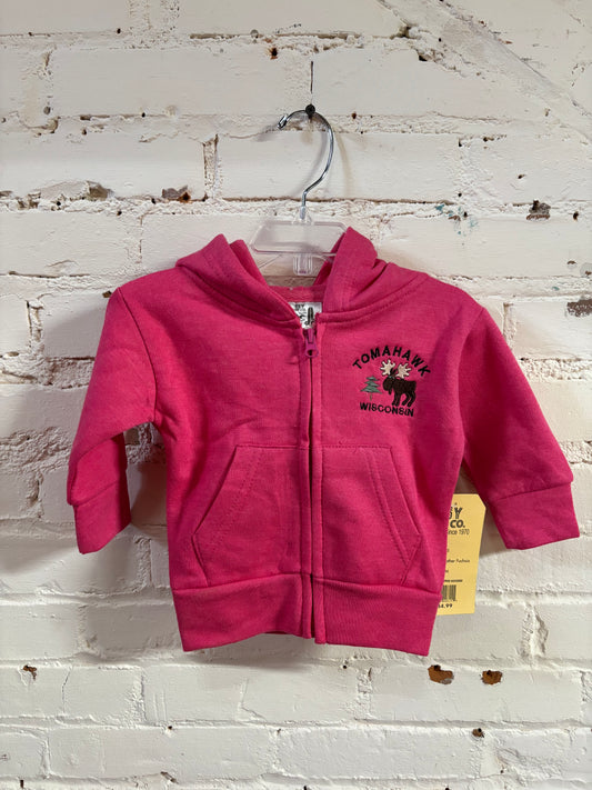 Moose and Pines Infant Full Zip Hoodie