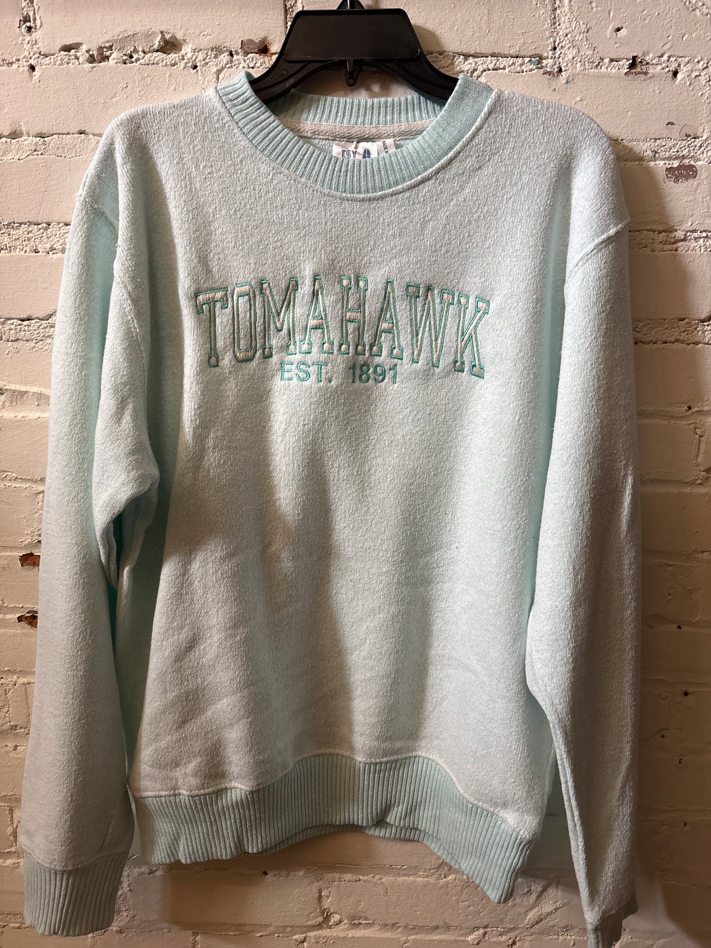 Tomahawk Est. 1891 Embroidered Nantucket Crewneck