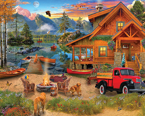 White Mountain 1000 Pieces Puzzles