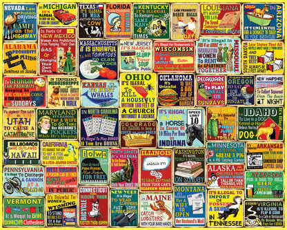 White Mountain 1000 Pieces Puzzles