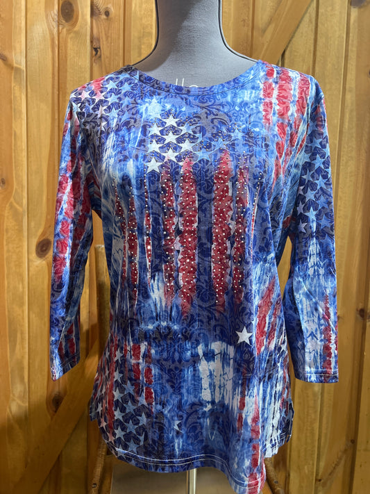 Creation USA 3/4 Sleeve Top