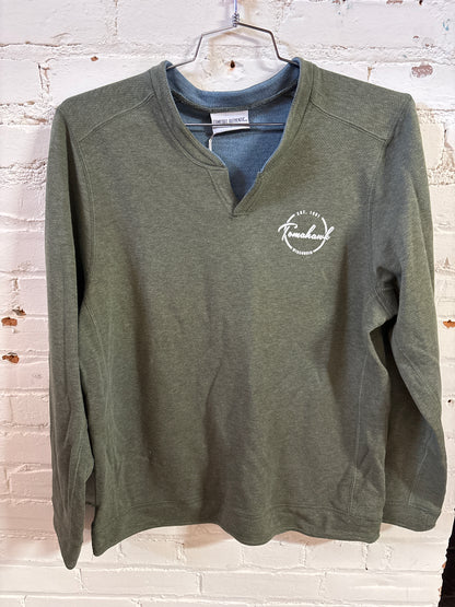 Tomahawk Open Neck Reversible Crewneck