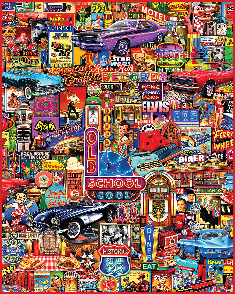 White Mountain 1000 Pieces Puzzles