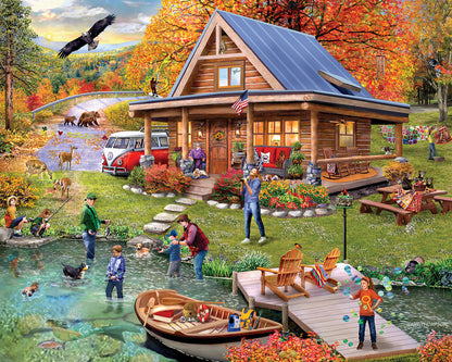 White Mountain 1000 Pieces Puzzles