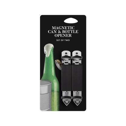 Bar Magnetic Can and Bottle Opener Set of 2