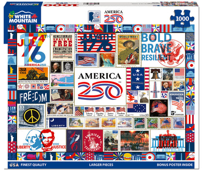 White Mountain 1000 Pieces Puzzles