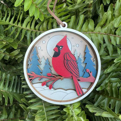 3D Layered Wood Ornaments