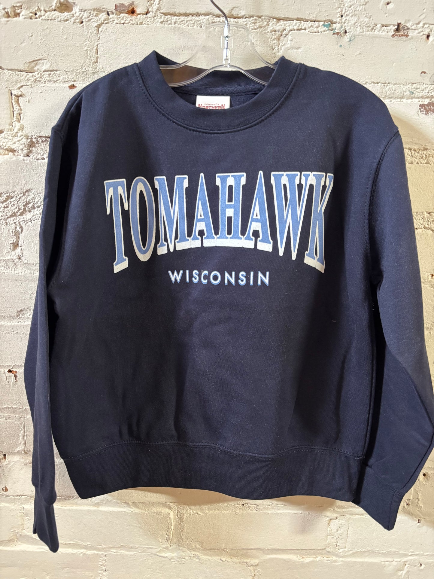 Youth Tomahawk Wisconsin Crewneck