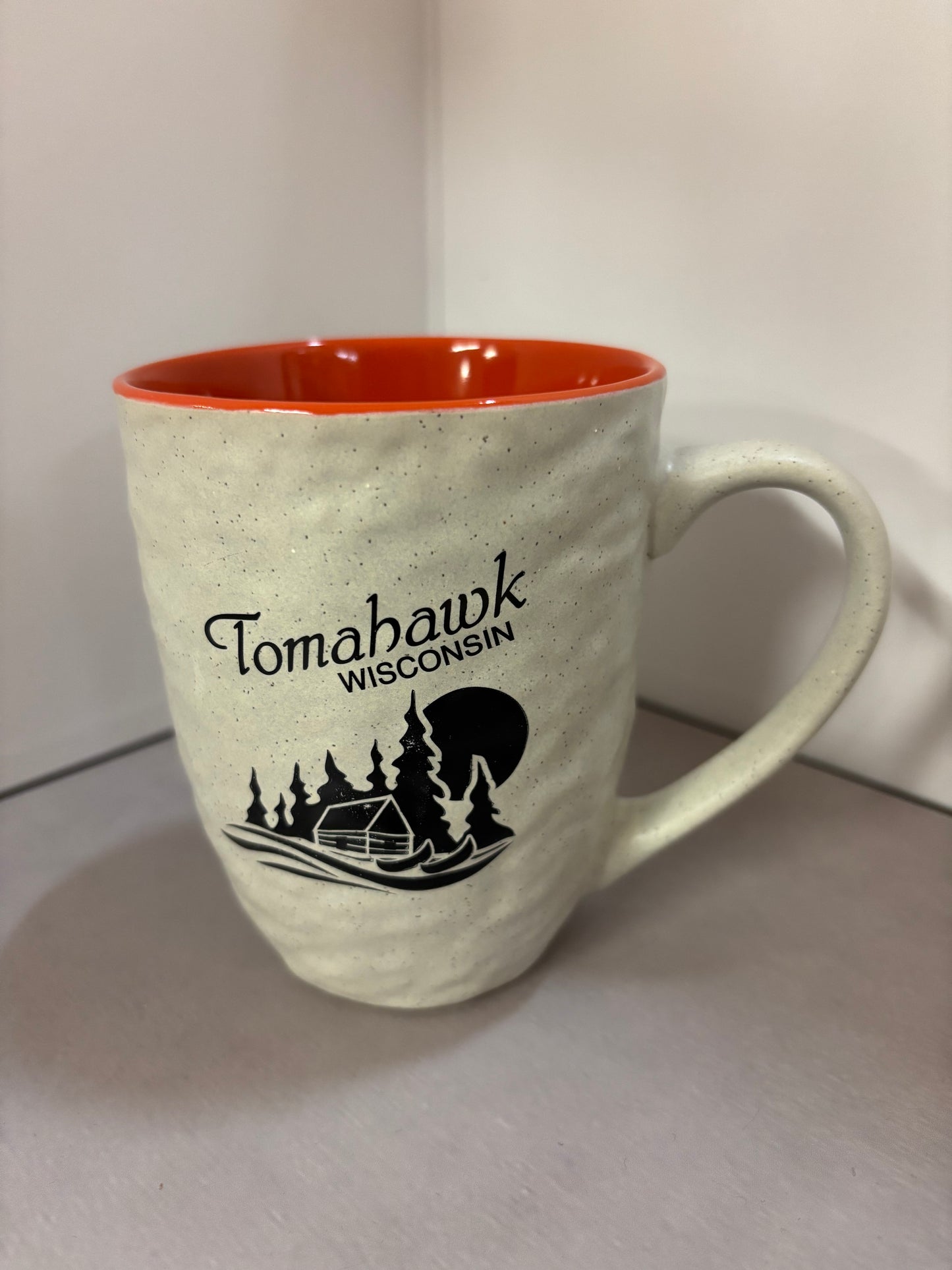 Textured Tomahawk Cabin Mug