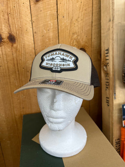 Richardson Snapback Tomahawk Wisconsin 1891 Patch