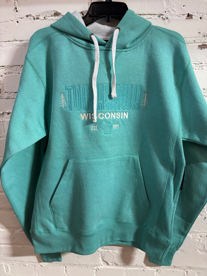 Tomahawk Wisconsin Heathered Hoodie