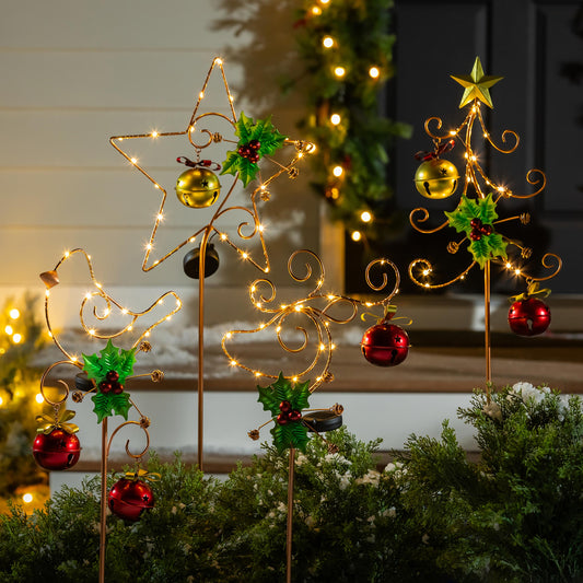 Joyful Traditions Solar Garden Stake