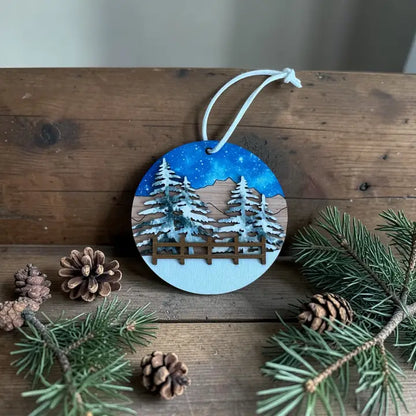 3D Layered Wood Ornaments