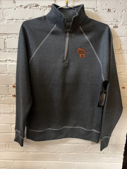 Tomahawk Leather Patch 1/4 Zip