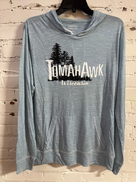 Tomahawk Trees Lightweight Long Sleeve Hoodie