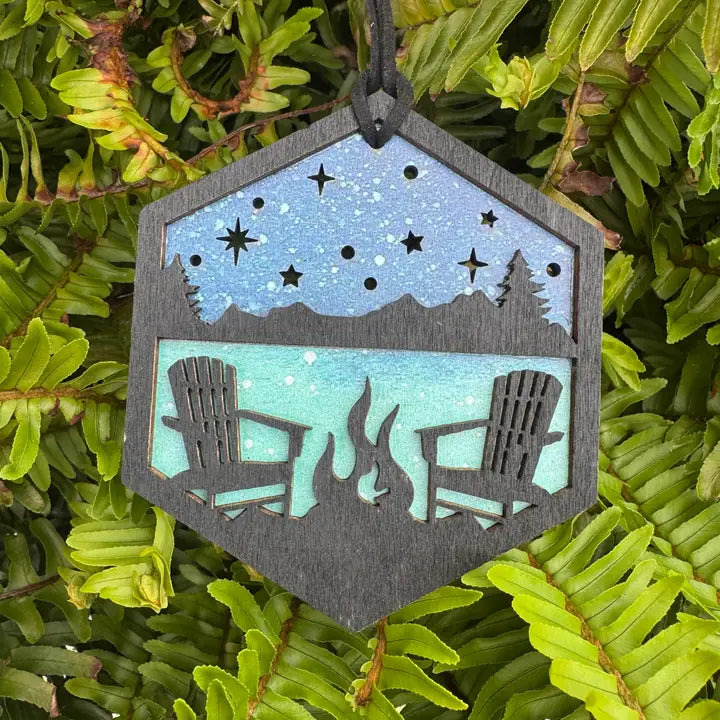 3D Layered Wood Ornaments