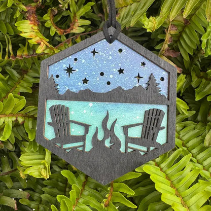 3D Layered Wood Ornaments