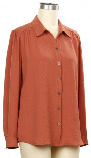 Southern Lady Joyful Solid Blouse