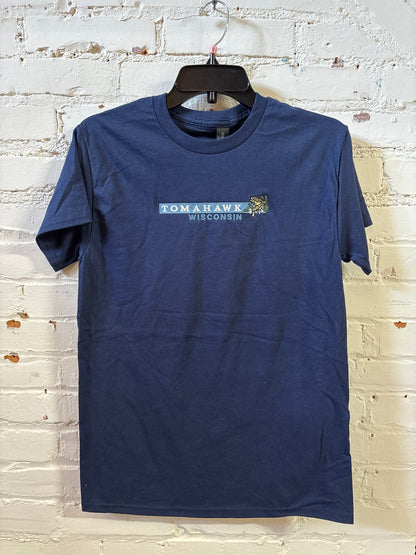 Embroidered Tomahawk Fish T-Shirt