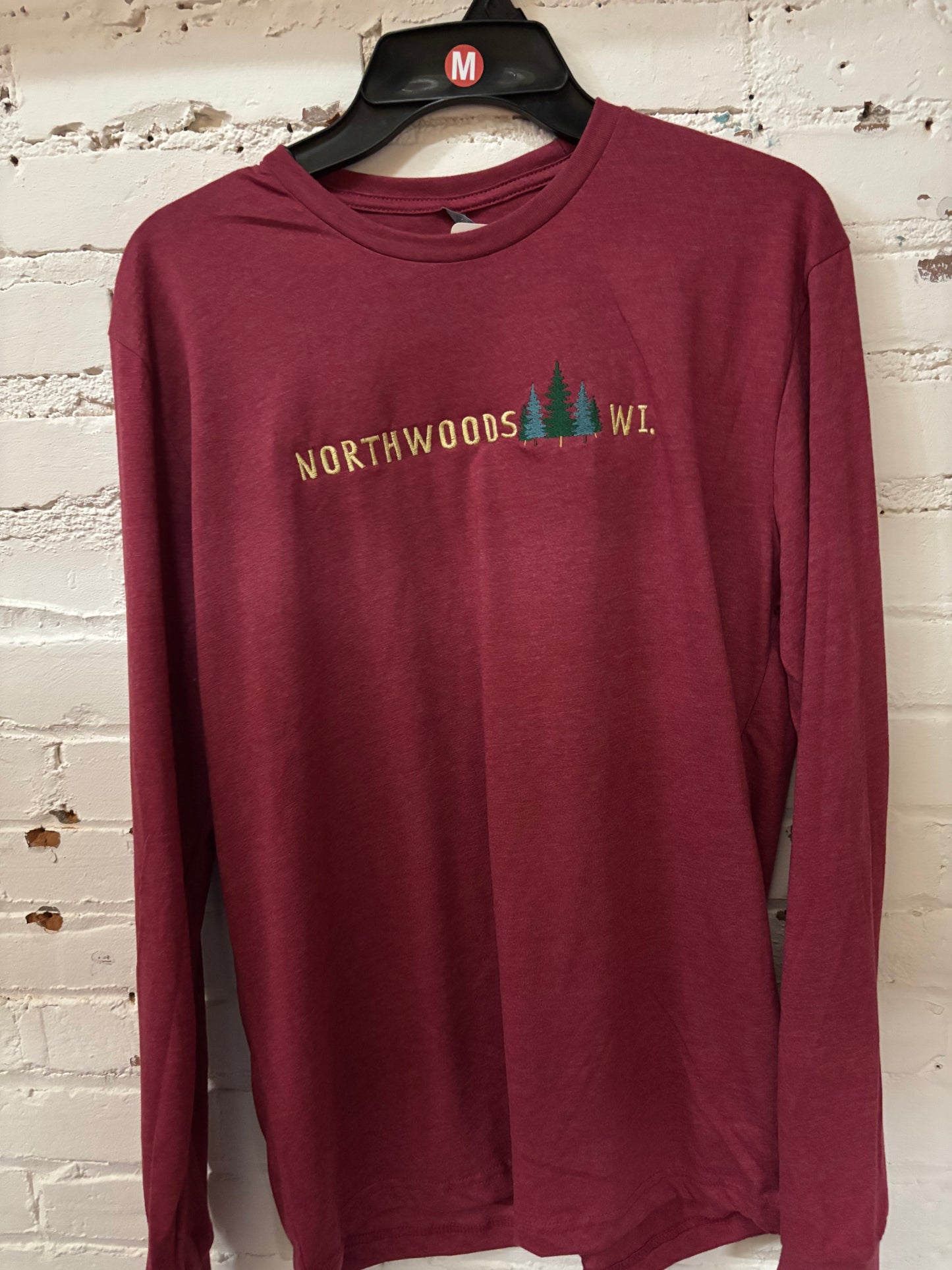 Cozy Corner Pine Trees Long Sleeve Tee