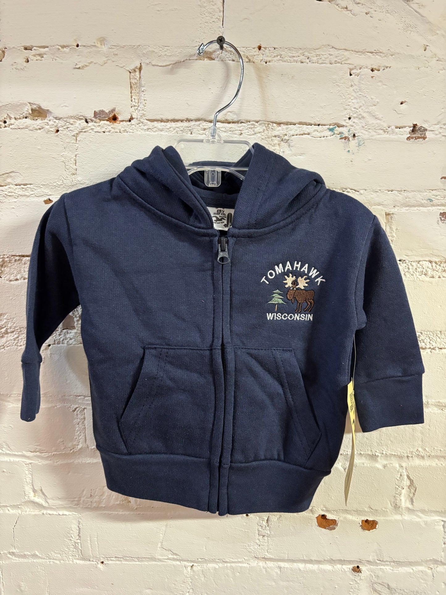 Moose and Pines Infant Full Zip Hoodie
