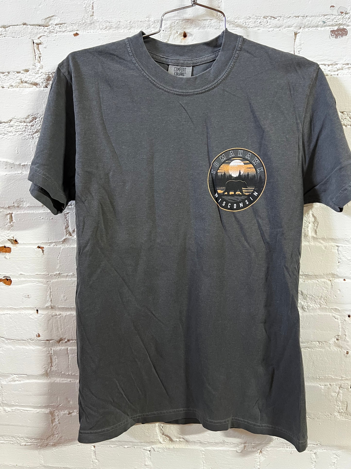 Tomahawk Full Back Bear and Trees T-Shirt