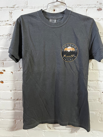 Tomahawk Full Back Bear and Trees T-Shirt