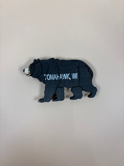 Tomahawk Wood Animal Magnets