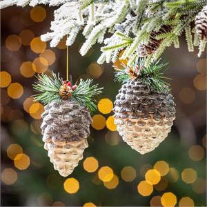 Winter Grove Pine Cone Ornament