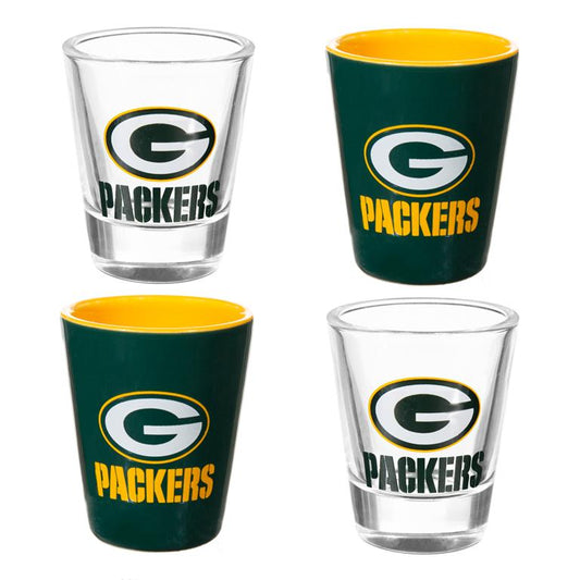 Green Bay Glass Shot Glass - Set of 4