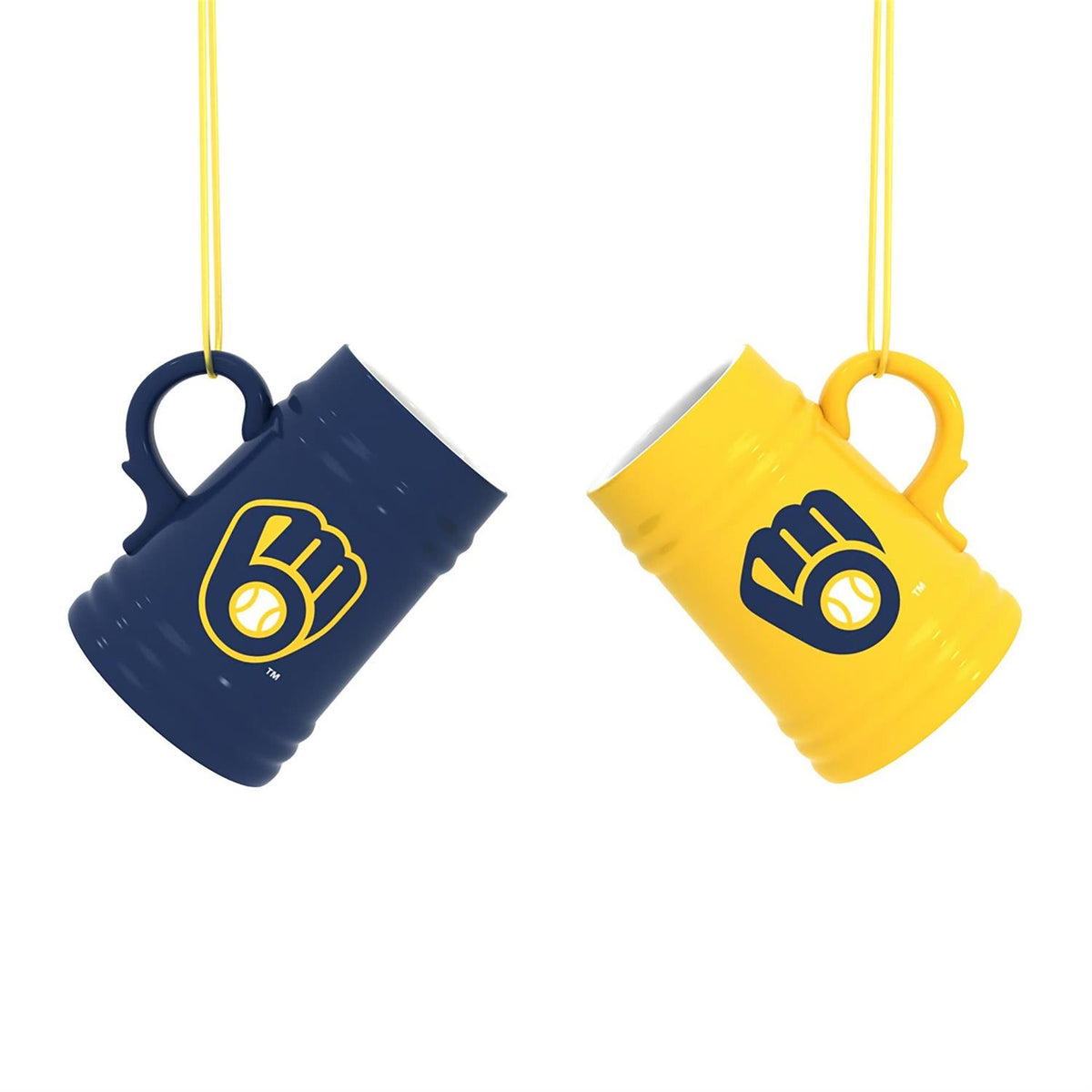 Milwaukee Brewers Ceramic Mini Steins - Set of 2