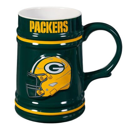 Green Bay Packers Ceramic Stein Mug