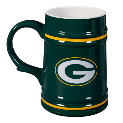 Green Bay Packers Ceramic Stein Mug