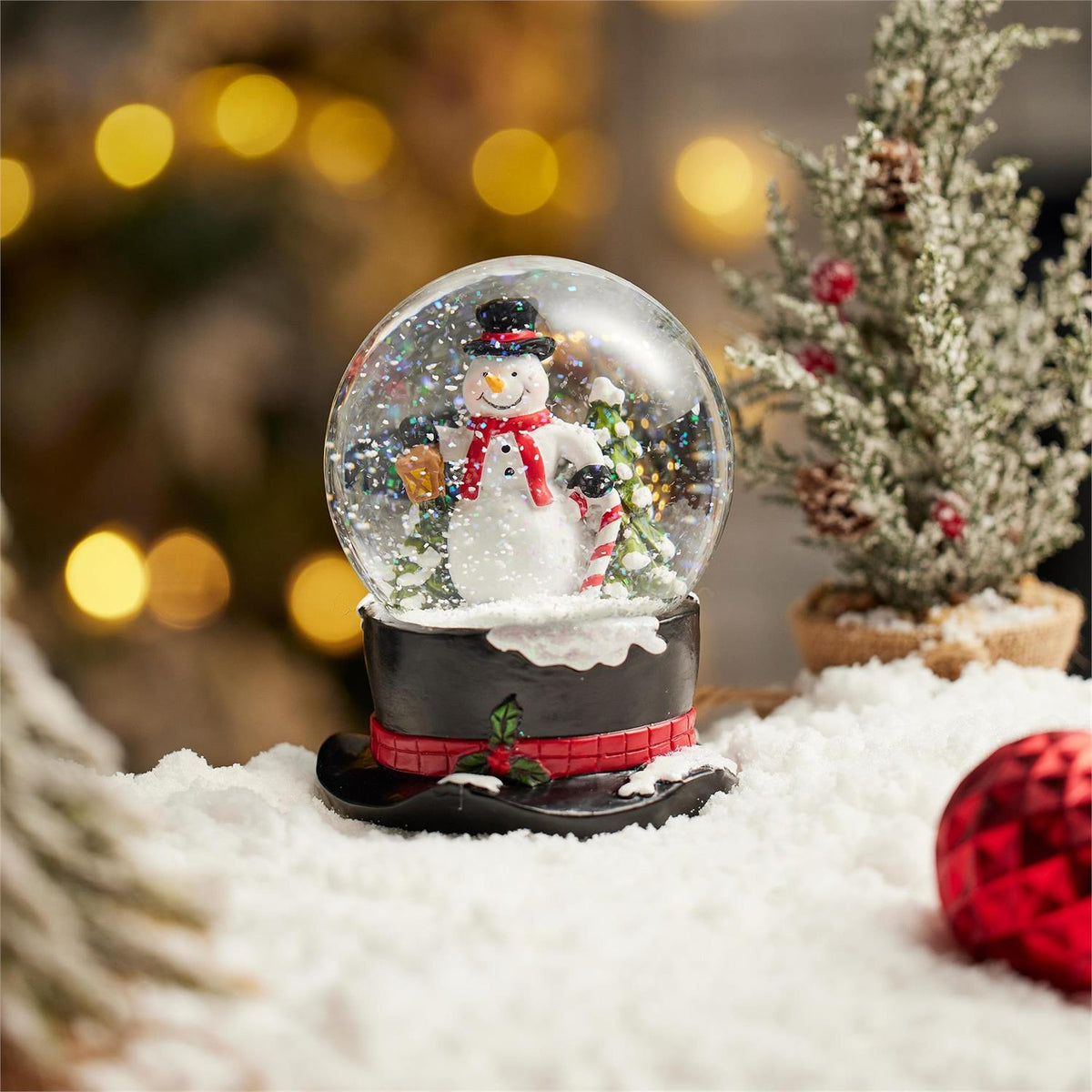 Heartfelt Cheer Snowman Water Globe