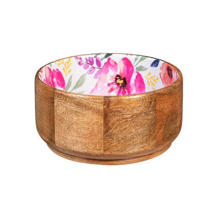 Pastels of Nature Wooden Bowl