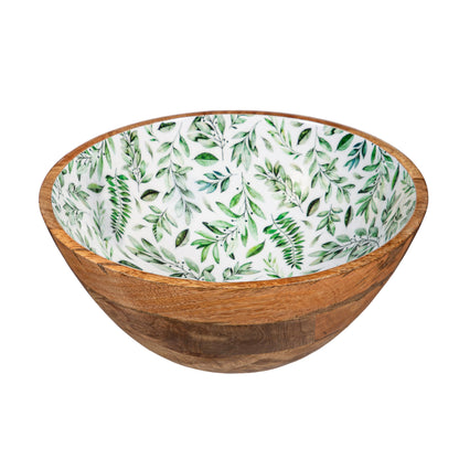 Olive Oasis Wooden Bowls