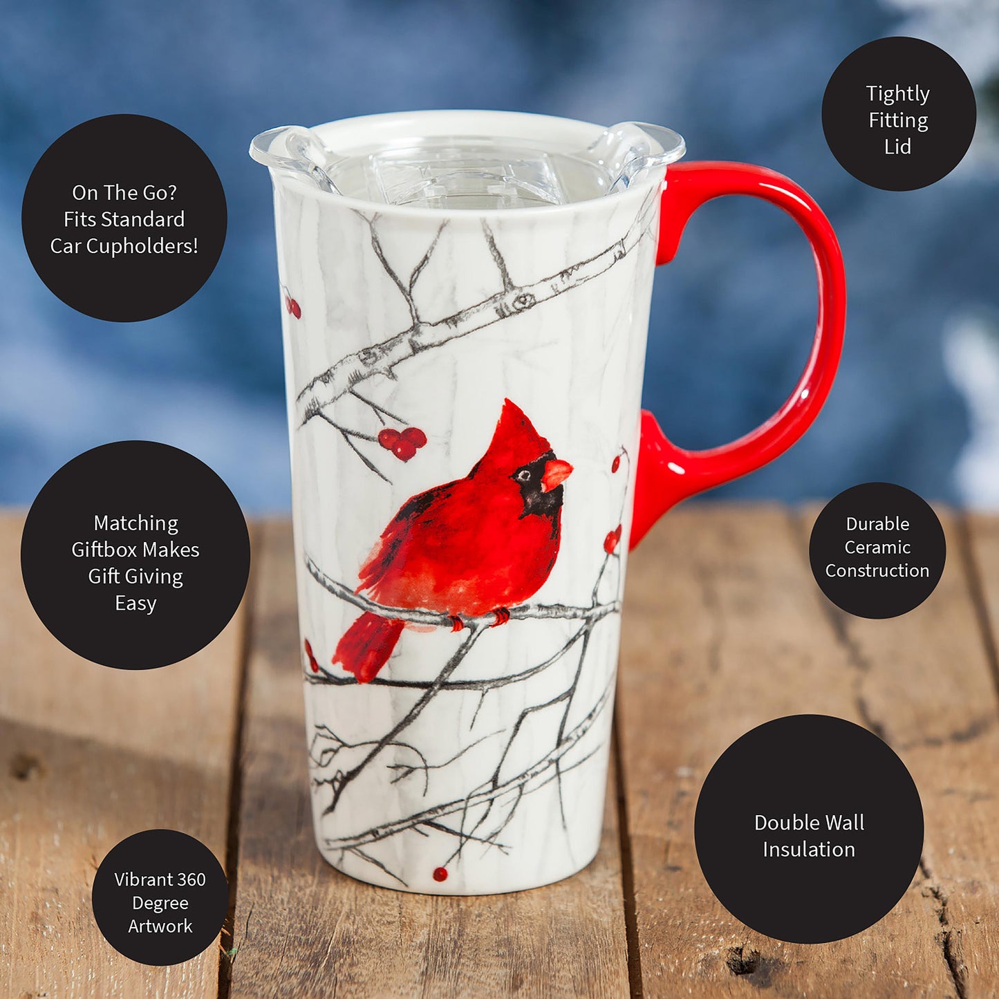 Winter Travel Cup 17oz with Gift Box
