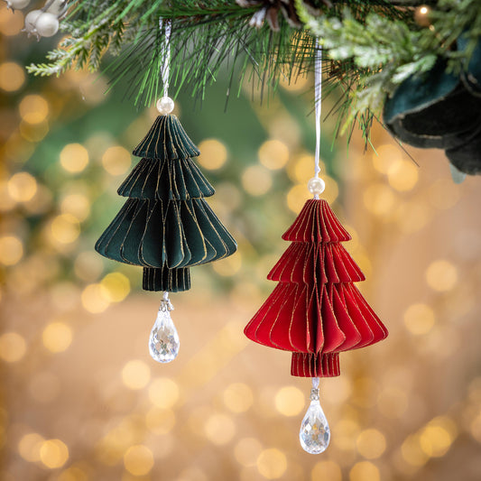 Foldable Paper Tree With Gem