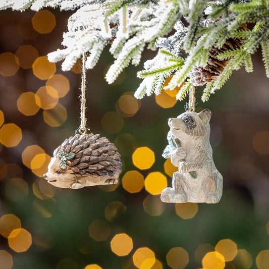 Woodland Animal Resin Ornaments