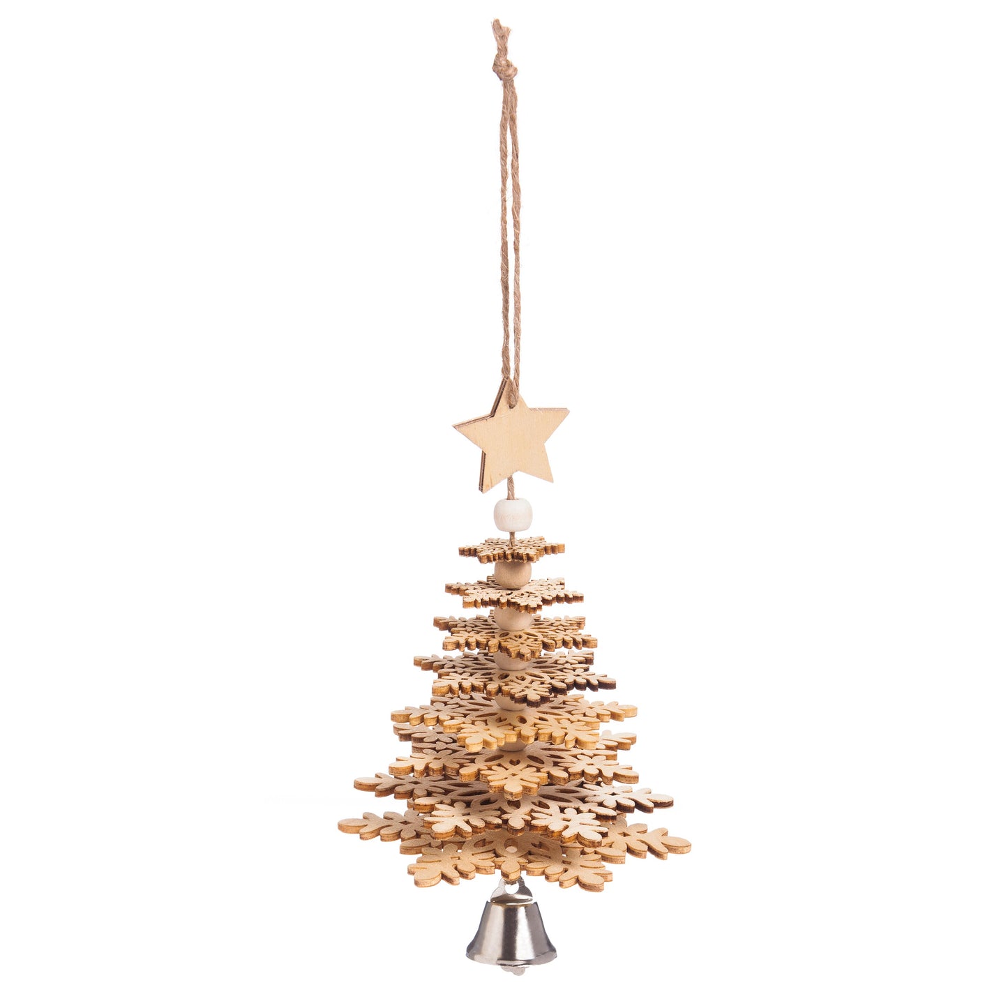 3D Wood Christmas Tree Ornament