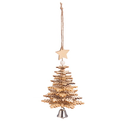 3D Wood Christmas Tree Ornament