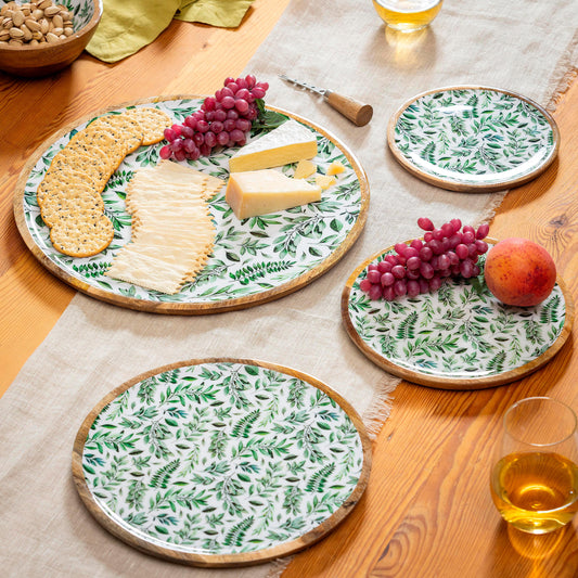 Olive Oasis Wood Platters