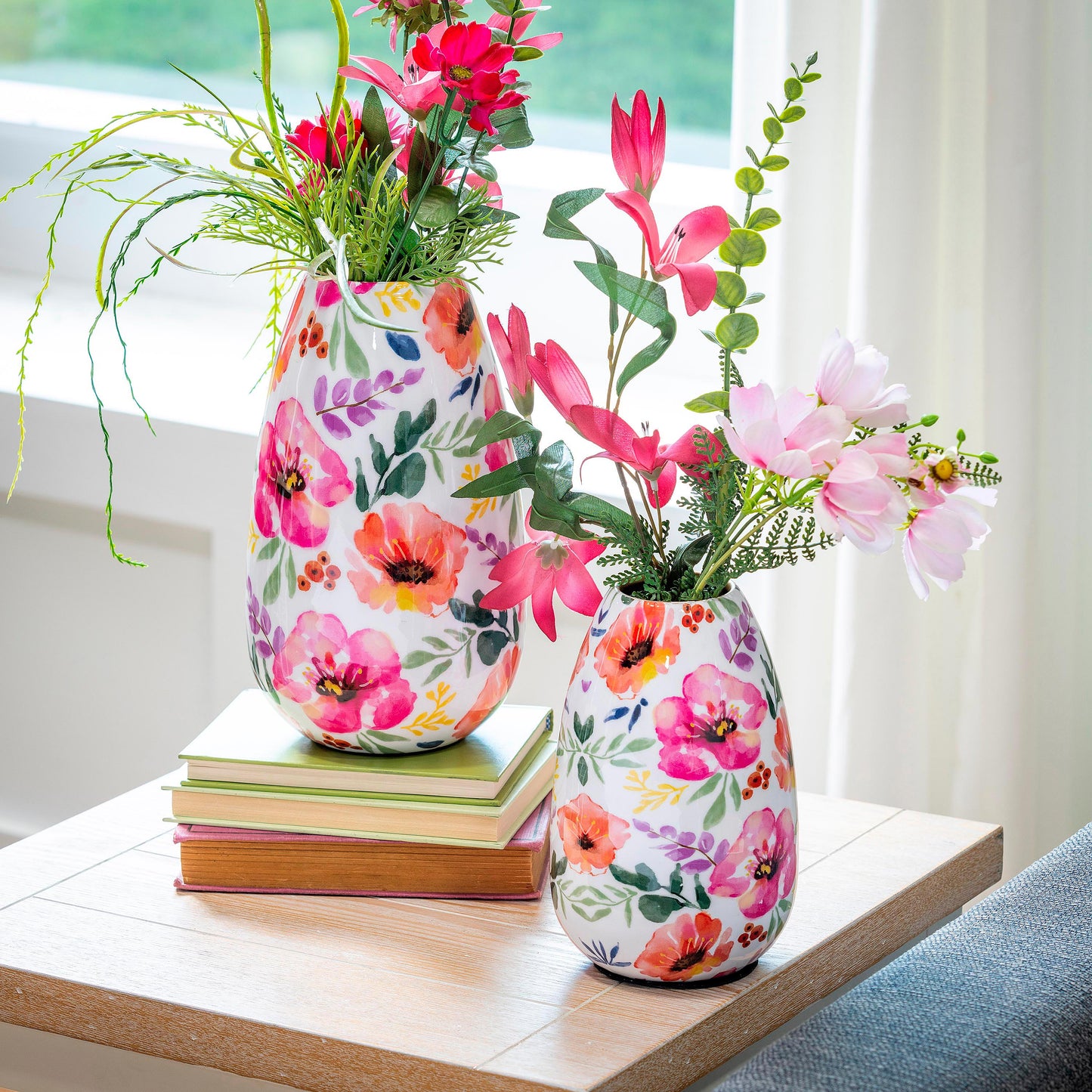 Pastels of Nature Metal Vase