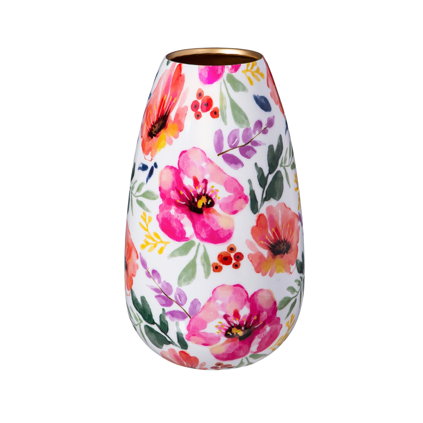 Pastels of Nature Metal Vase