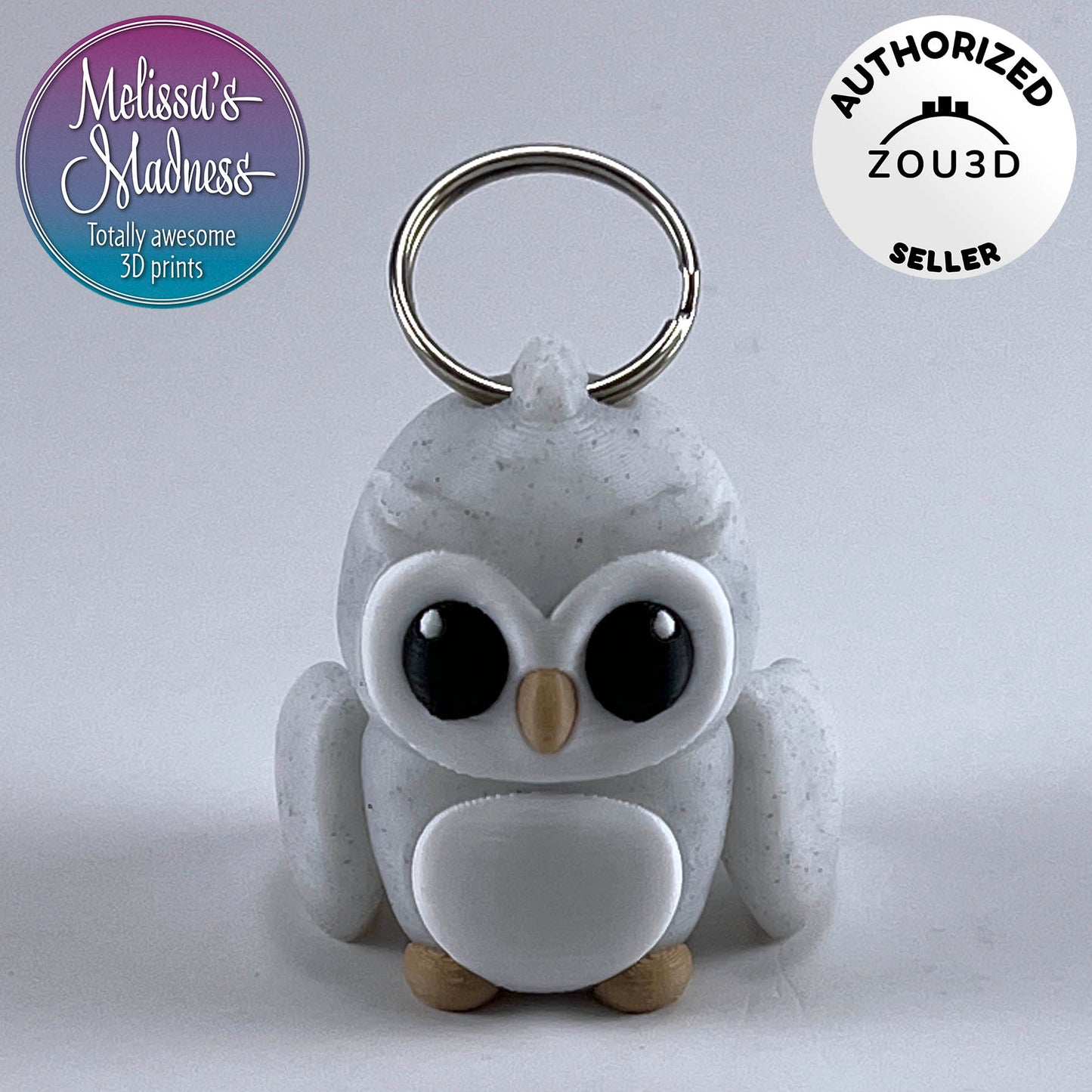 3D Printed Animal Keychains