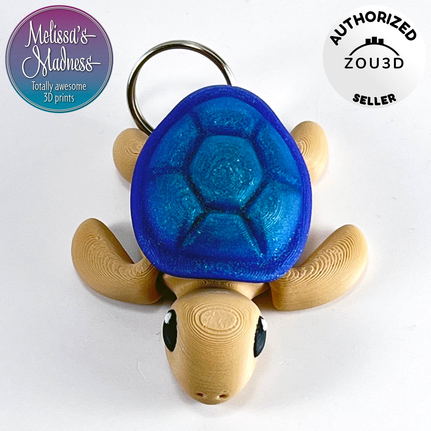 3D Printed Animal Keychains