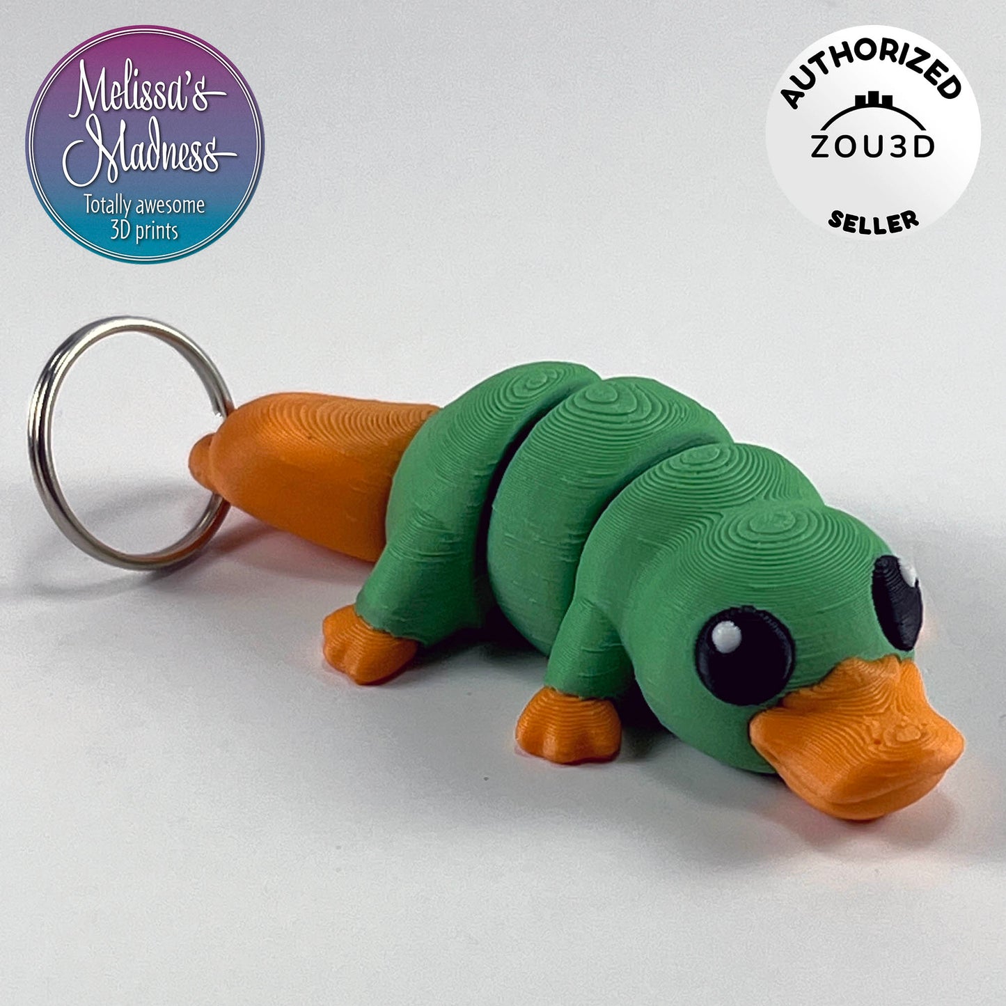 3D Printed Animal Keychains