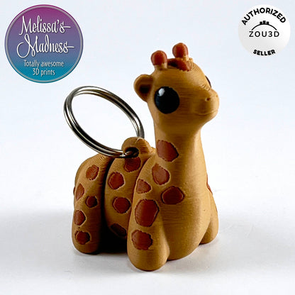 3D Printed Animal Keychains