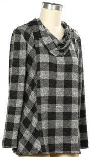 Links Buffalo Check Print Top