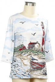 Links Baywatch Screen Print Top